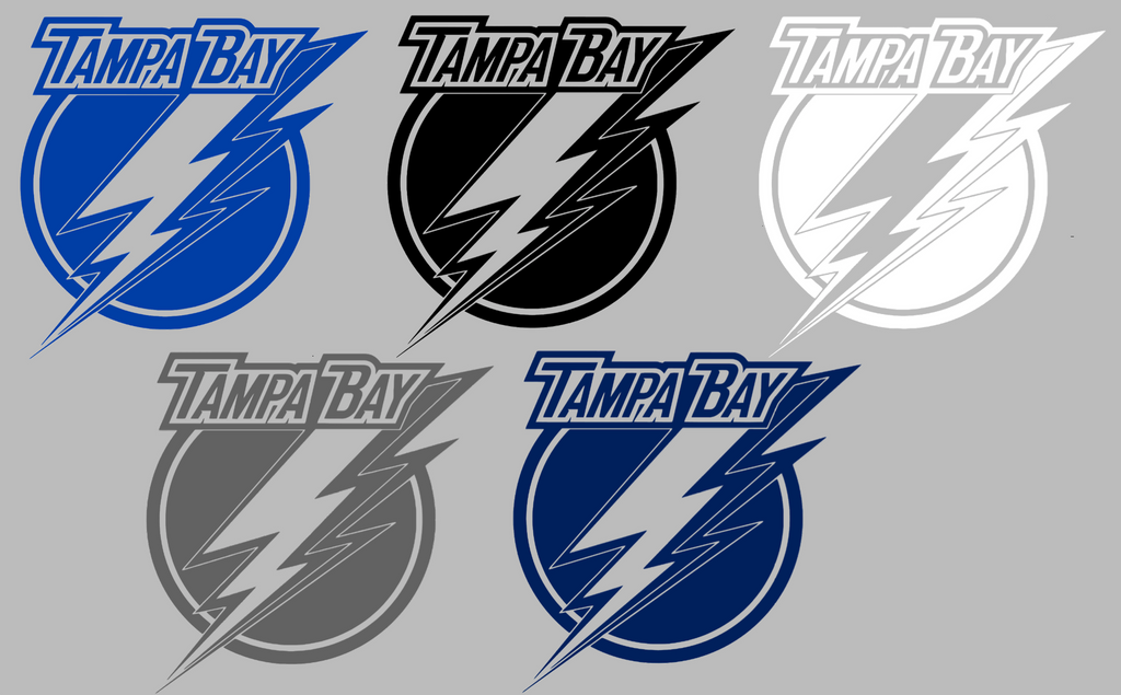 Tampa Bay Lightning Retro Throwback Logo Premium DieCut Vinyl Decal PICK COLOR & SIZE