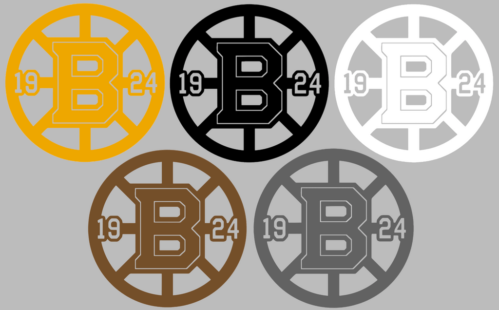 Boston Bruins 100 Year Anniversary Logo Premium DieCut Vinyl Decal PICK COLOR & SIZE