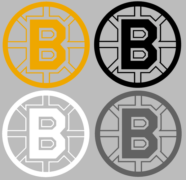Boston Bruins Retro Throwback Logo Premium DieCut Vinyl Decal PICK COLOR & SIZE