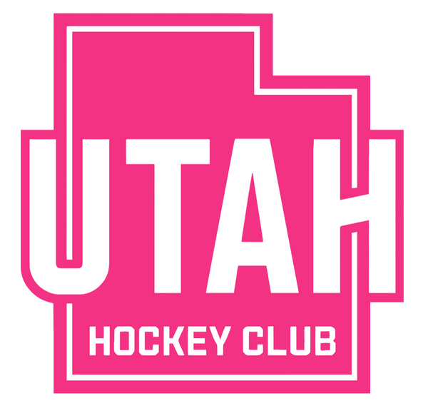 Utah Hockey Club HOT PINK Alternate Logo Premium DieCut Vinyl Decal PICK SIZE
