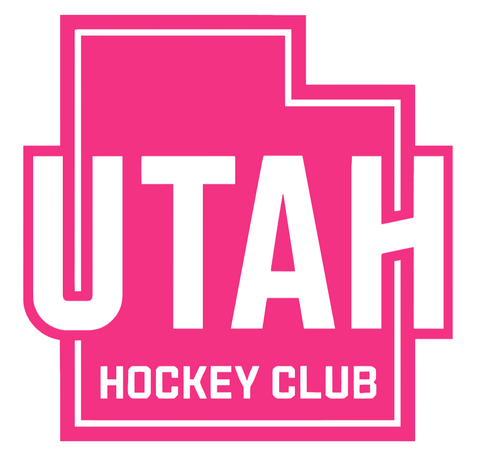 Utah Hockey Club HOT PINK Alternate Logo Premium DieCut Vinyl Decal PICK SIZE