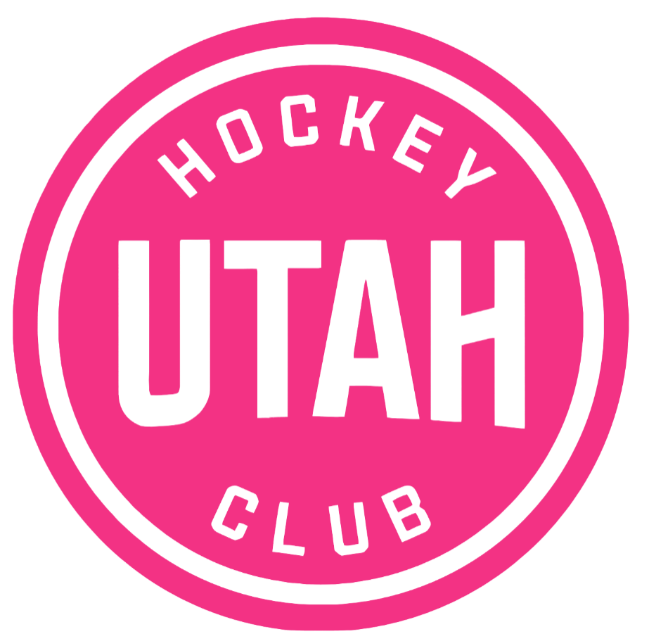 Utah Hockey Club HOT PINK Team Logo Premium DieCut Vinyl Decal PICK SIZE
