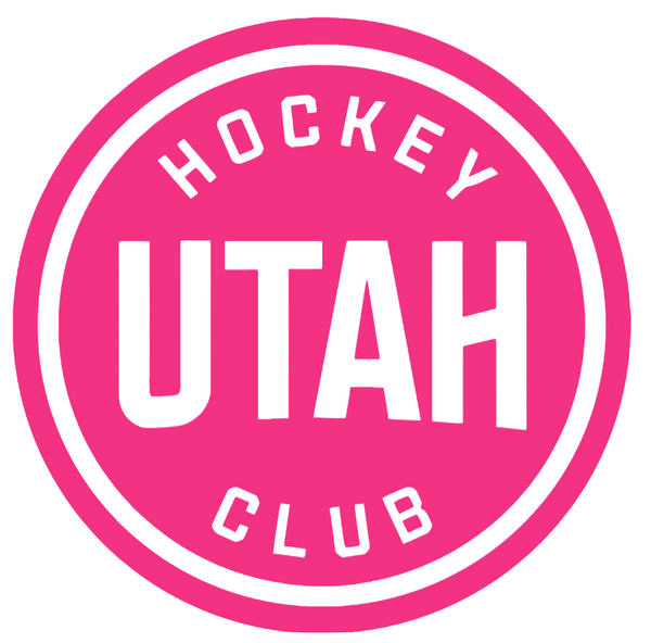 Utah Hockey Club HOT PINK Team Logo Premium DieCut Vinyl Decal PICK SIZE