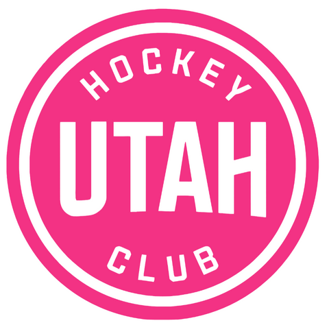 Utah Hockey Club HOT PINK Team Logo Premium DieCut Vinyl Decal PICK SIZE