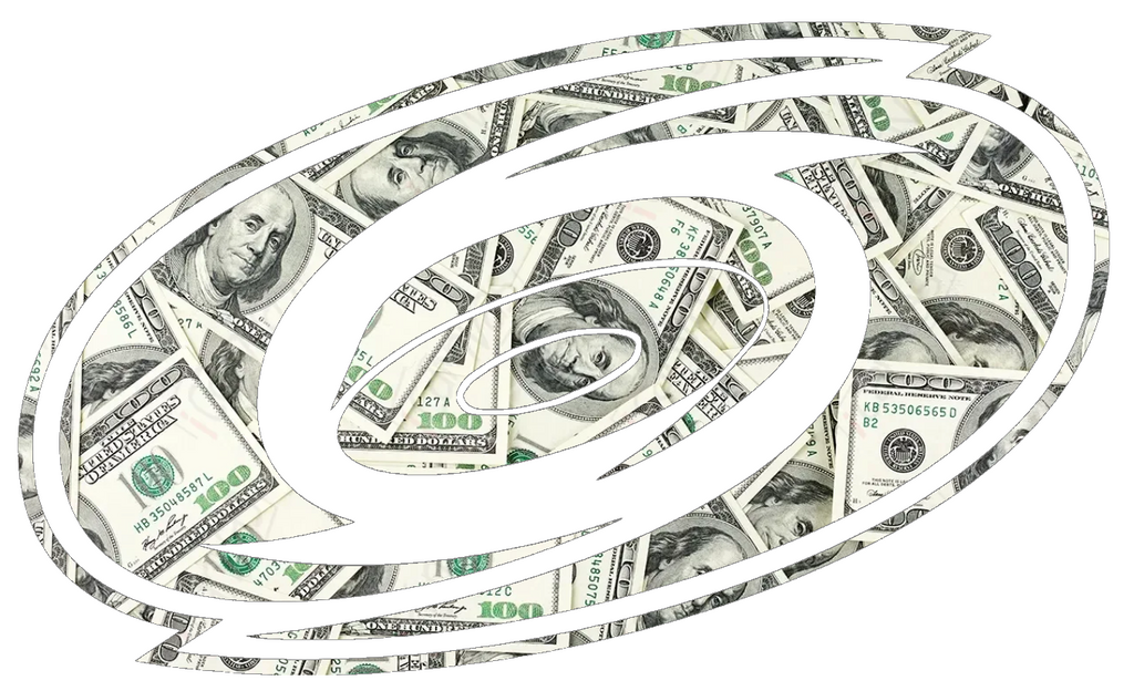 Carolina Hurricanes Team Logo Money Print Premium DieCut Vinyl Decal PICK SIZE