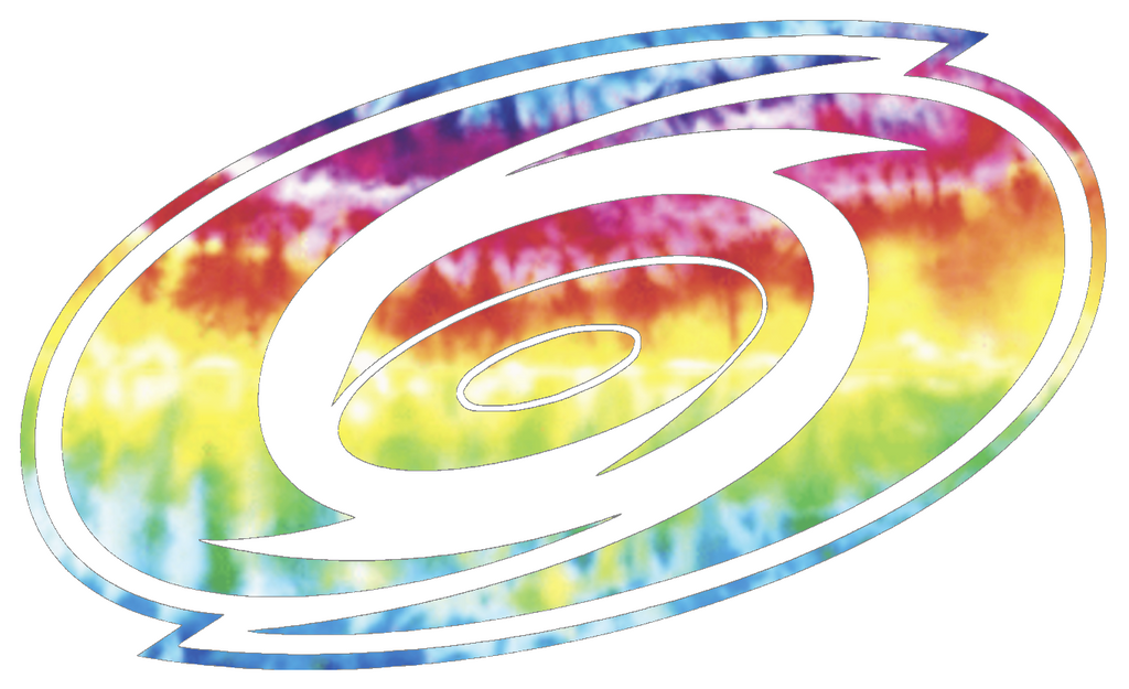 Carolina Hurricanes Team Logo Crucial Catch Cancer Tie Dye Vinyl Decal PICK SIZE
