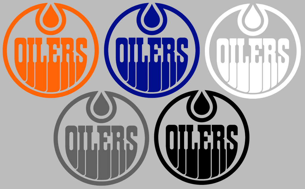 Edmonton Oilers Retro Throwback Logo Premium DieCut Vinyl Decal PICK COLOR & SIZE
