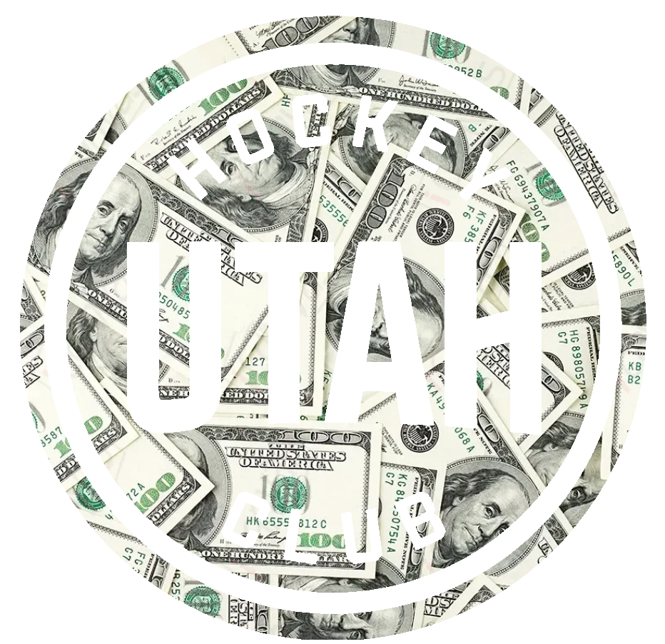 Utah Hockey Club Team Logo Money Print Premium DieCut Vinyl Decal PICK SIZE