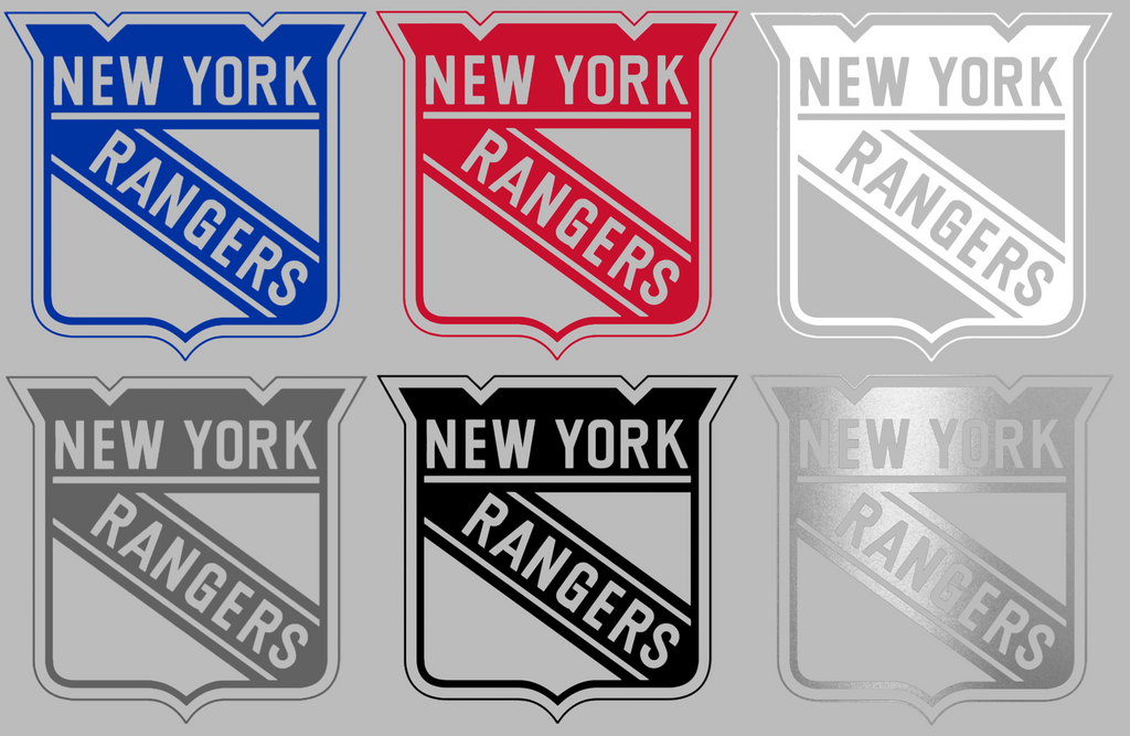 New York Rangers Team Logo Premium DieCut Vinyl Decal PICK COLOR & SIZE