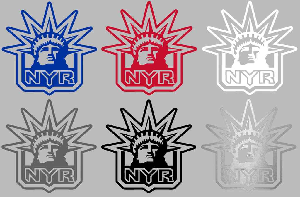 New York Rangers Alternate Logo Premium DieCut Vinyl Decal PICK COLOR & SIZE
