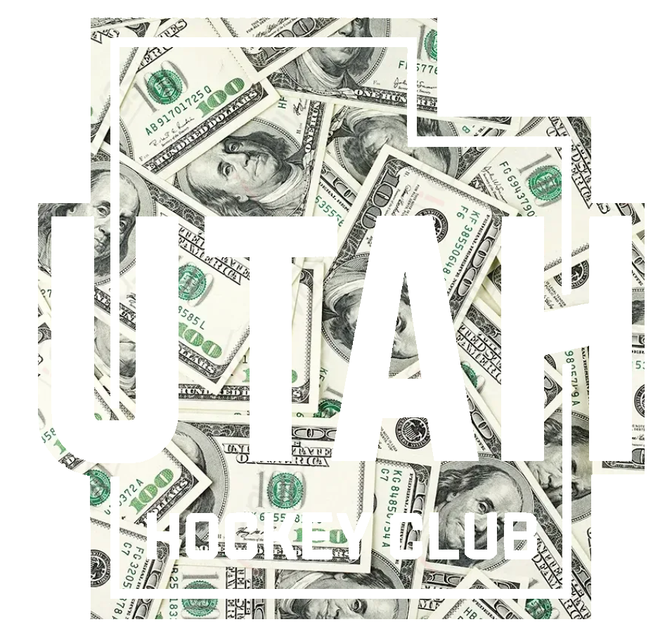Utah Hockey Club Alternate Logo Money Print Premium DieCut Vinyl Decal PICK SIZE