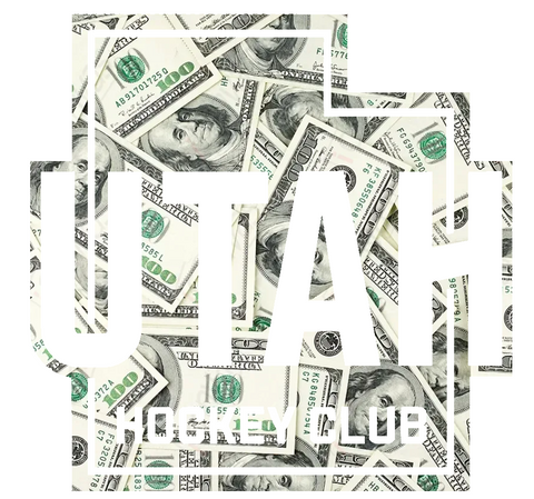 Utah Hockey Club Alternate Logo Money Print Premium DieCut Vinyl Decal PICK SIZE