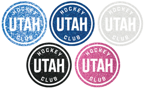 Utah Hockey Club Metallic Sparkle Team Logo Premium DieCut Vinyl Decal PICK COLOR & SIZE