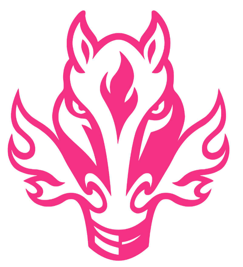 Calgary Flames HOT PINK Alternate Logo Premium DieCut Vinyl Decal PICK SIZE