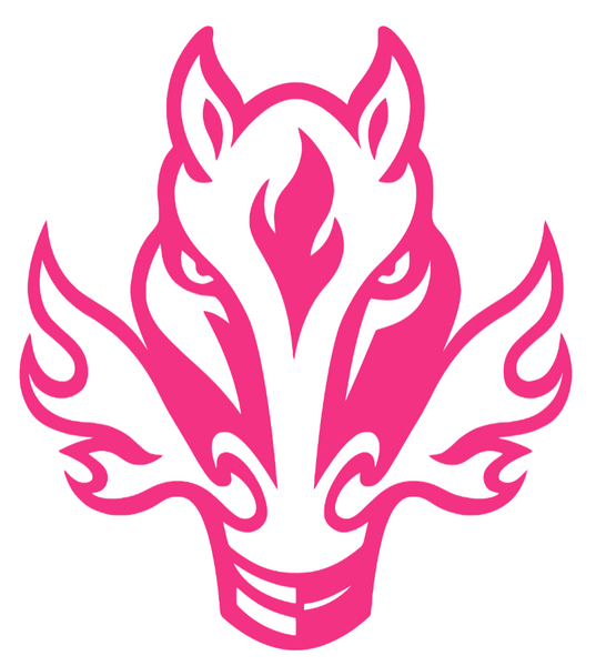 Calgary Flames HOT PINK Alternate Logo Premium DieCut Vinyl Decal PICK SIZE
