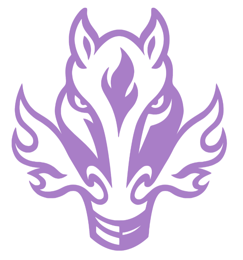 Calgary Flames PURPLE CANCER AWARENESS Alternate Logo Premium DieCut Vinyl Decal PICK SIZE