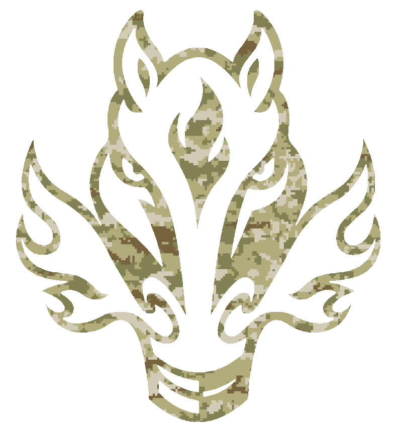 Calgary Flames Alternate Logo Salute to Service Camouflage Camo Vinyl Decal PICK SIZE