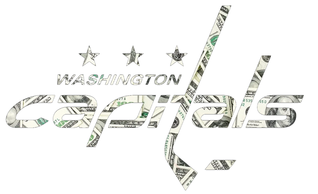 Washington Capitals Team Logo Money Print Premium DieCut Vinyl Decal PICK SIZE