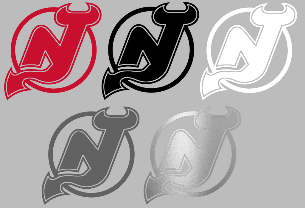New Jersey Devils Team Logo Premium DieCut Vinyl Decal PICK COLOR & SIZE