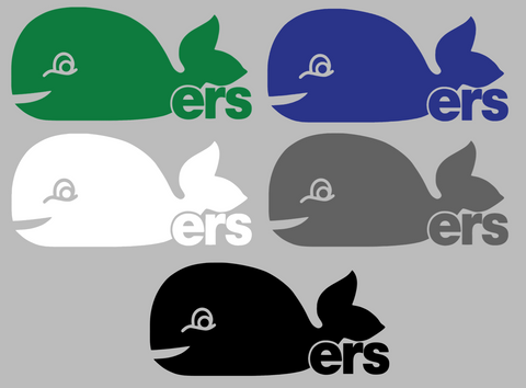 Hartford Whalers Alternate Logo Premium DieCut Vinyl Decal PICK COLOR & SIZE