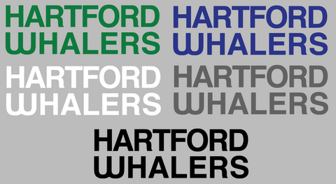 Hartford Whalers Alternate 1 Logo GRAY