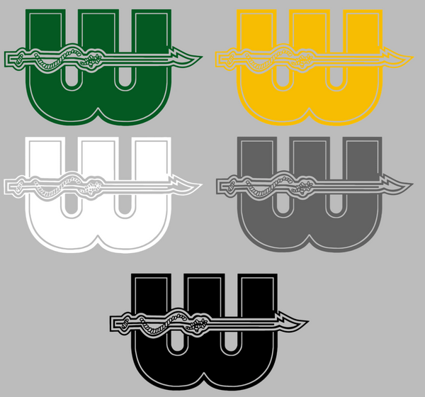 Hartford Whalers Alternate Logo Premium DieCut Vinyl Decal PICK COLOR & SIZE