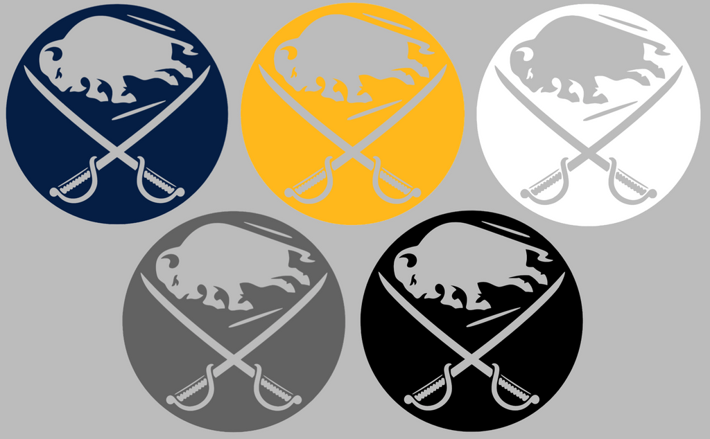 Buffalo Sabres Retro Throwback Logo Premium DieCut Vinyl Decal PICK COLOR & SIZE
