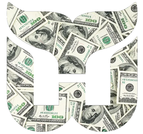 Hartford Whalers Team Logo Money Print Premium DieCut Vinyl Decal PICK SIZE