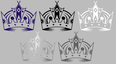 Los Angeles Kings Retro Throwback Logo Premium DieCut Vinyl Decal PICK COLOR & SIZE