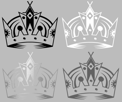 Los Angeles Kings Retro Throwback Logo Premium DieCut Vinyl Decal PICK COLOR & SIZE