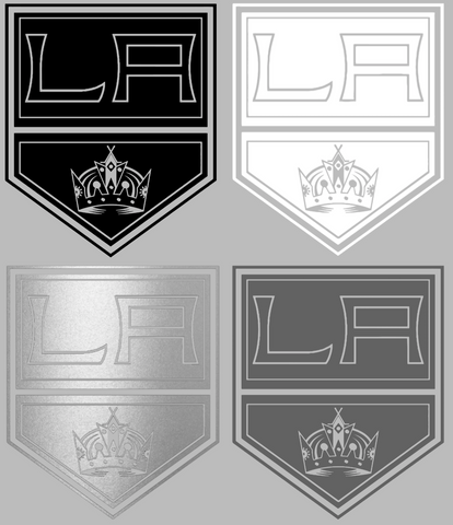 Los Angeles Kings Retro Throwback Logo Premium DieCut Vinyl Decal PICK COLOR & SIZE