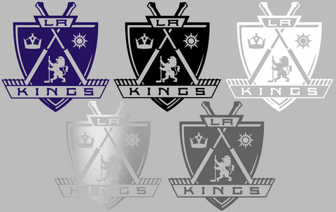 Los Angeles Kings Retro Throwback Logo Premium DieCut Vinyl Decal PICK COLOR & SIZE