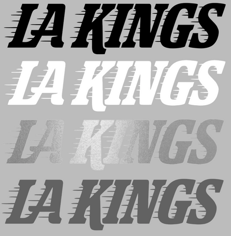 Los Angeles Kings Team Name Logo Premium DieCut Vinyl Decal PICK COLOR & SIZE