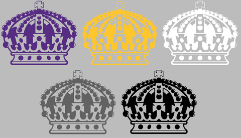 Los Angeles Kings Retro Throwback Logo Premium DieCut Vinyl Decal PICK COLOR & SIZE