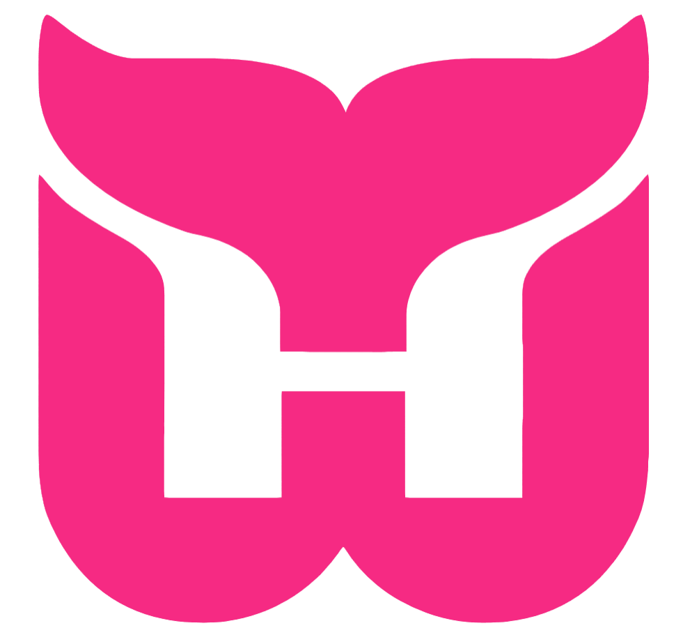 Hartford Whalers HOT PINK Team Logo Premium DieCut Vinyl Decal PICK SIZE