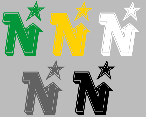 Minnesota North Stars Team Logo Premium DieCut Vinyl Decal PICK COLOR & SIZE