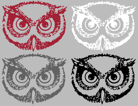 Temple Owls Retro Throwback Logo Premium DieCut Vinyl Decal PICK COLOR & SIZE