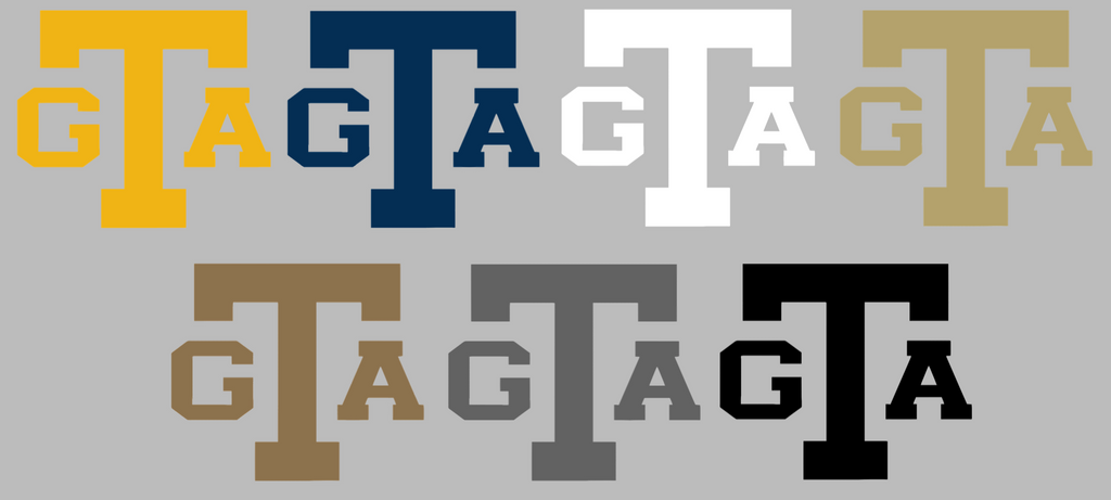 Georgia Tech Yellow Jackets Retro Throwback Logo Premium DieCut Vinyl Decal PICK COLOR & SIZE