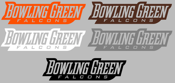 Bowling Green Falcons Team Name Logo Premium DieCut Vinyl Decal PICK COLOR & SIZE