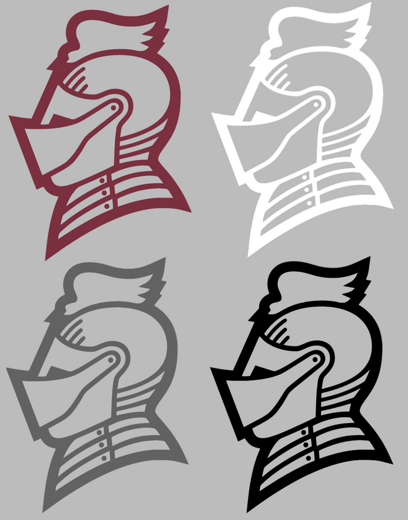 Bellarmine Knights Retro Throwback Logo Premium DieCut Vinyl Decal PICK COLOR & SIZE