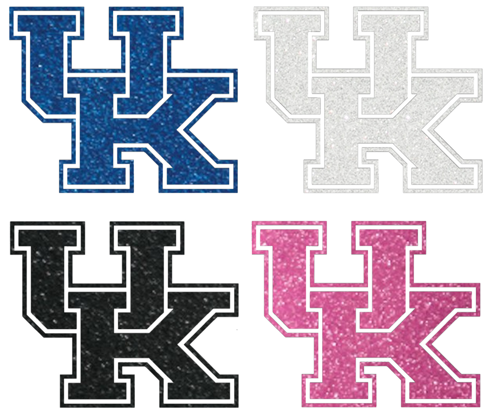 Kentucky Wildcats Metallic Sparkle Team Logo Premium DieCut Vinyl Decal PICK COLOR & SIZE