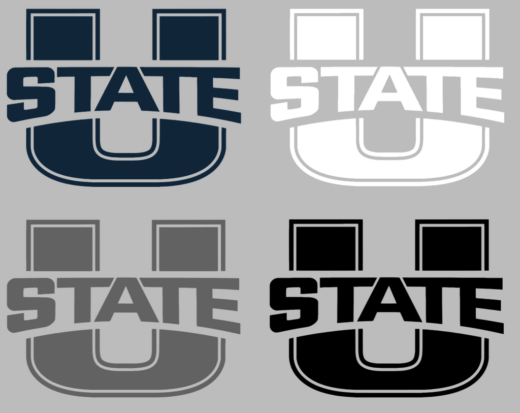 Utah State Aggies Team Logo Premium DieCut Vinyl Decal PICK COLOR & SIZE