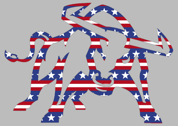 Utah State Aggies Alternate Logo Stars & Stripes USA American Flag Vinyl Decal PICK SIZE