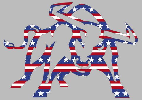Utah State Aggies Alternate Logo Stars & Stripes USA American Flag Vinyl Decal PICK SIZE