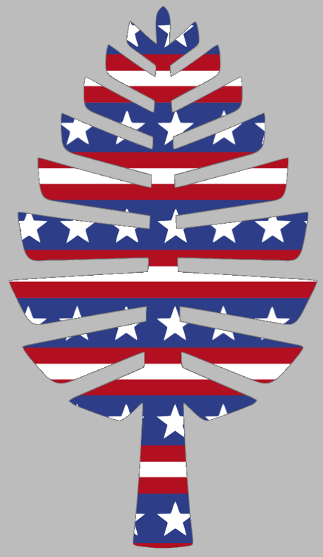 Dartmouth Big Green Alternate Logo Stars & Stripes USA American Flag Vinyl Decal PICK SIZE