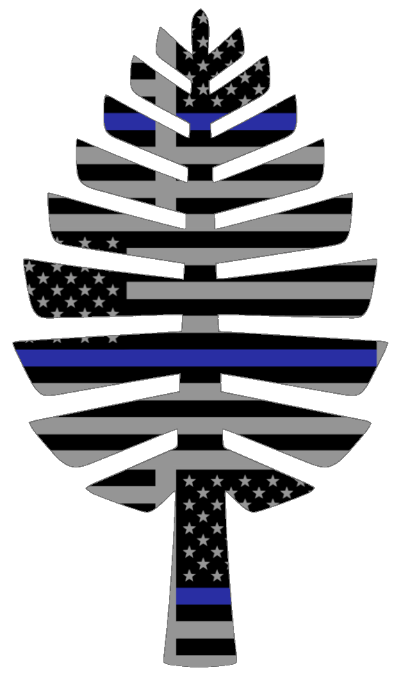 Dartmouth Big Green Alternate Logo Thin Blue Line American Flag Premium DieCut Vinyl Decal PICK SIZE