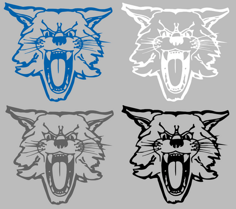 Kentucky Wildcats Retro Throwback Logo Premium DieCut Vinyl Decal PICK COLOR & SIZE
