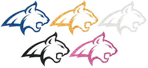 Montana State Bobcats Metallic Sparkle Team Logo Premium DieCut Vinyl Decal PICK COLOR & SIZE