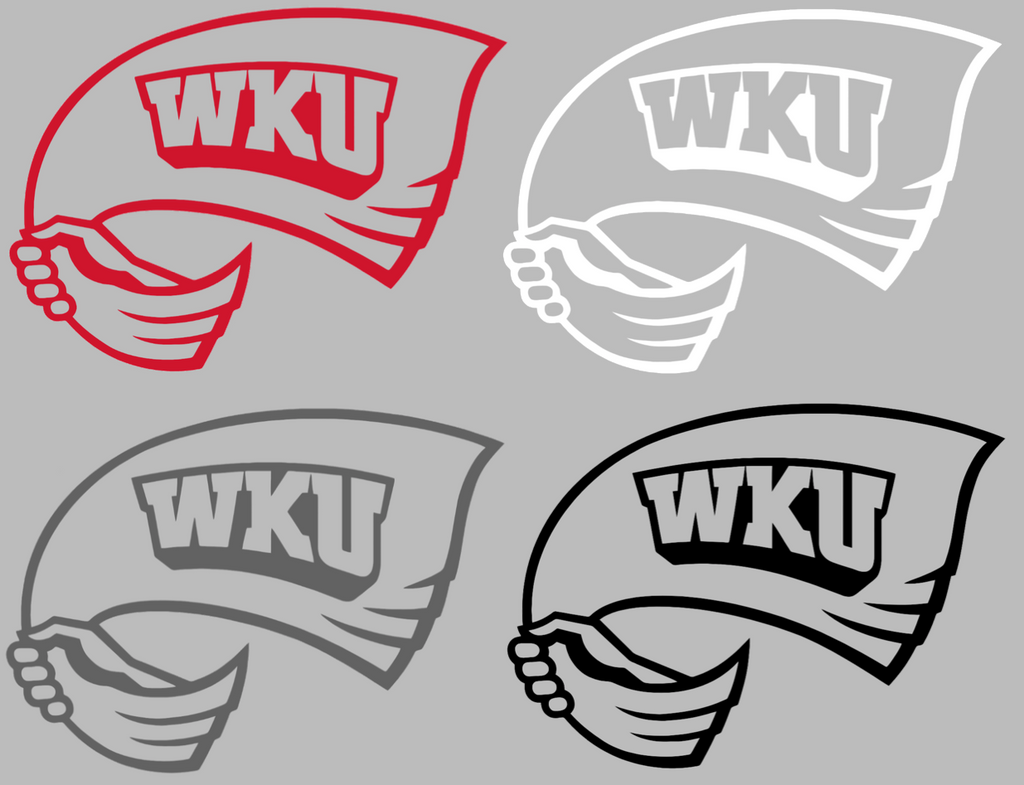 Western Kentucky Hilltoppers Team Logo Premium DieCut Vinyl Decal PICK COLOR & SIZE