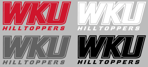 Western Kentucky Hilltoppers WKU Logo Premium DieCut Vinyl Decal PICK COLOR & SIZE
